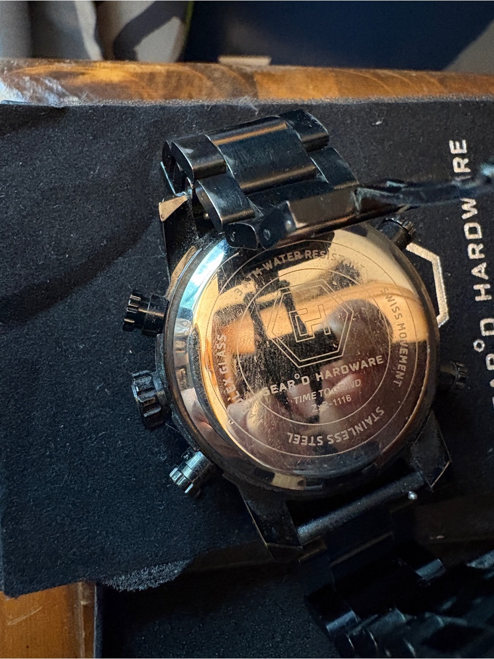 Gear'd Hardware ZX2-1116 Stealth Men’s Watch - Picture 3 of 5
